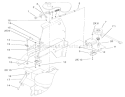 Cruise Control Assembly Diagram and Parts List for 72107 230000001-230999999 - 2003 Toro Lawn Tractor
