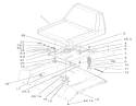 Seat Assembly Diagram and Parts List for 72107 230000001-230999999 - 2003 Toro Lawn Tractor