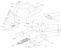 Fender and Footrest Diagram and Parts List for 72107 230000001-230999999 - 2003 Toro Lawn Tractor