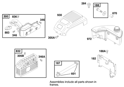 Engine Gts-200 Diagram and Parts List for 20488 8900001 - 8999999 Toro Lawn Mower