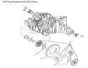 Differential Gear Diagram and Parts List for 72110 6900001-6999999 - 1996 Toro Lawn Tractor