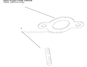 Exhaust Diagram and Parts List for 72110 6900001-6999999 - 1996 Toro Lawn Tractor