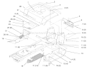 Fender and Footrest Diagram and Parts List for 72110 6900001-6999999 - 1996 Toro Lawn Tractor