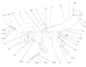 Front Axle Diagram and Parts List for 72110 6900001-6999999 - 1996 Toro Lawn Tractor