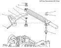 Lever Damper Diagram and Parts List for 72110 6900001-6999999 - 1996 Toro Lawn Tractor