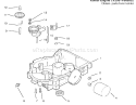 Oil Pan / Lubrication Diagram and Parts List for 72110 6900001-6999999 - 1996 Toro Lawn Tractor