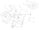 Steering Wheel And Tilt Diagram and Parts List for 72110 6900001-6999999 - 1996 Toro Lawn Tractor