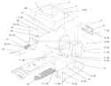 Fender and Footrest Diagram and Parts List for 72110 7900001-7999999 - 1997 Toro Lawn Tractor