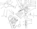 Fuel System Diagram and Parts List for 72110 7900001-7999999 - 1997 Toro Lawn Tractor
