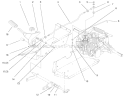 Hydro Control Diagram and Parts List for 72110 7900001-7999999 - 1997 Toro Lawn Tractor