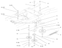 Hydro Drive Components Diagram and Parts List for 72110 7900001-7999999 - 1997 Toro Lawn Tractor