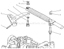 Lever Damper Diagram and Parts List for 72110 7900001-7999999 - 1997 Toro Lawn Tractor