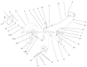 Front Axle Assembly Diagram and Parts List for 72115 9900001-9999999 - 1999 Toro Lawn Tractor