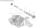 Axle Shaft Diagram and Parts List for 72115 9900001-9999999 - 1999 Toro Lawn Tractor