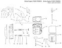 Head / Valve / Breather Diagram and Parts List for 72115 9900001-9999999 - 1999 Toro Lawn Tractor