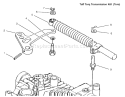 Lever Damper Diagram and Parts List for 72115 9900001-9999999 - 1999 Toro Lawn Tractor