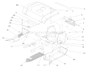 Fender and Footrest Diagram and Parts List for 72108 200000001-200999999 - 2000 Toro Lawn Tractor