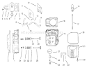 Head/ Valve/ Breather Diagram and Parts List for 72108 200000001-200999999 - 2000 Toro Lawn Tractor