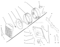 Air Intake / Filtration Diagram and Parts List for 72108 220000001-220999999 - 2002 Toro Lawn Tractor