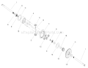 Differential Gear Assembly Diagram and Parts List for 72108 220000001-220999999 - 2002 Toro Lawn Tractor
