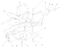 Hydro Transaxle Assembly Diagram and Parts List for 72108 220000001-220999999 - 2002 Toro Lawn Tractor