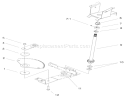 Lower Steering Assembly Diagram and Parts List for 72108 220000001-220999999 - 2002 Toro Lawn Tractor