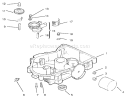 Oil Pan / Lubrication Diagram and Parts List for 72108 220000001-220999999 - 2002 Toro Lawn Tractor