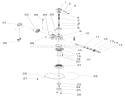 Cylinder Block Assembly Diagram and Parts List for 72108 220000001-220999999 - 2002 Toro Lawn Tractor