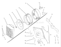 Air Intake/Filtration Assembly Diagram and Parts List for 72116 230000001-230999999 - 2003 Toro Lawn Tractor