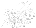 Hood and Grill Assembly Diagram and Parts List for 72116 230000001-230999999 - 2003 Toro Lawn Tractor