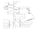 Hydro Drive Assembly Diagram and Parts List for 72116 230000001-230999999 - 2003 Toro Lawn Tractor