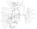 Cruise Control Assembly Diagram and Parts List for 72116 230000001-230999999 - 2003 Toro Lawn Tractor