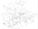 Power Lift Assembly Diagram and Parts List for 72116 230000001-230999999 - 2003 Toro Lawn Tractor