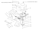 Twin Cylinder Engine, Muffler and PTO Assembly Diagram and Parts List for 72116 230000001-230999999 - 2003 Toro Lawn Tractor