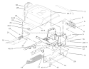Fender and Footrests Assembly Diagram and Parts List for 72116 230000001-230999999 - 2003 Toro Lawn Tractor