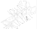 Frame Assembly Diagram and Parts List for 72116 230000001-230999999 - 2003 Toro Lawn Tractor