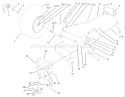 Front Axle and Front Hitch Assembly Diagram and Parts List for 72200 230000001-230999999 - 2003 Toro Lawn Tractor