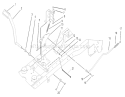 Brake Assembly Diagram and Parts List for 72200 230000001-230999999 - 2003 Toro Lawn Tractor
