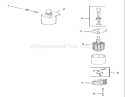 Starter Assembly Diagram and Parts List for 72200 230000001-230999999 - 2003 Toro Lawn Tractor