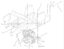 Hydro Transaxle Assembly Diagram and Parts List for 72200 230000001-230999999 - 2003 Toro Lawn Tractor