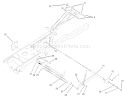 Electric Lift Assembly Diagram and Parts List for 72200 230000001-230999999 - 2003 Toro Lawn Tractor