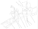 Frame Assembly Diagram and Parts List for 72200 230000001-230999999 - 2003 Toro Lawn Tractor