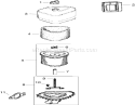 Part Location Diagram of 1210001-S Kohler Engine Wing Nut