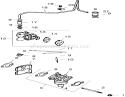 Fuel System Diagram and Parts List for 72200 250000001-250999999 - 2005 Toro Lawn Tractor