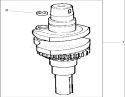 Crankshaft Diagram and Parts List for 72200 250000001-250999999 - 2005 Toro Lawn Tractor