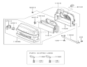 Air Filter/Muffler Assembly Diagram and Parts List for 72201 230000001-230999999 - 2003 Toro Lawn Tractor