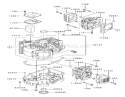 Cylinder/Crankcase Diagram and Parts List for 72201 230000001-230999999 - 2003 Toro Lawn Tractor