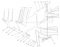 Hydro Control Assembly Diagram and Parts List for 72201 230000001-230999999 - 2003 Toro Lawn Tractor