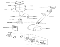 Lubrication Equipment Diagram and Parts List for 72201 230000001-230999999 - 2003 Toro Lawn Tractor