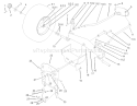 Front Axle and Front Hitch Assembly Diagram and Parts List for 72202 230000001-230999999 - 2003 Toro Lawn Tractor